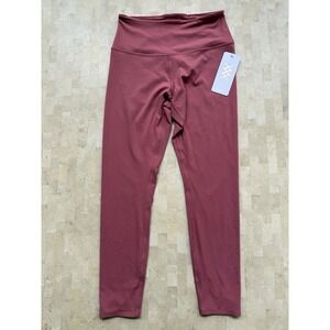 Rhone 7/8 Leggings Hibiscus Blush Pink Yoga Athleisure Workout  Sz M $98 NWT
